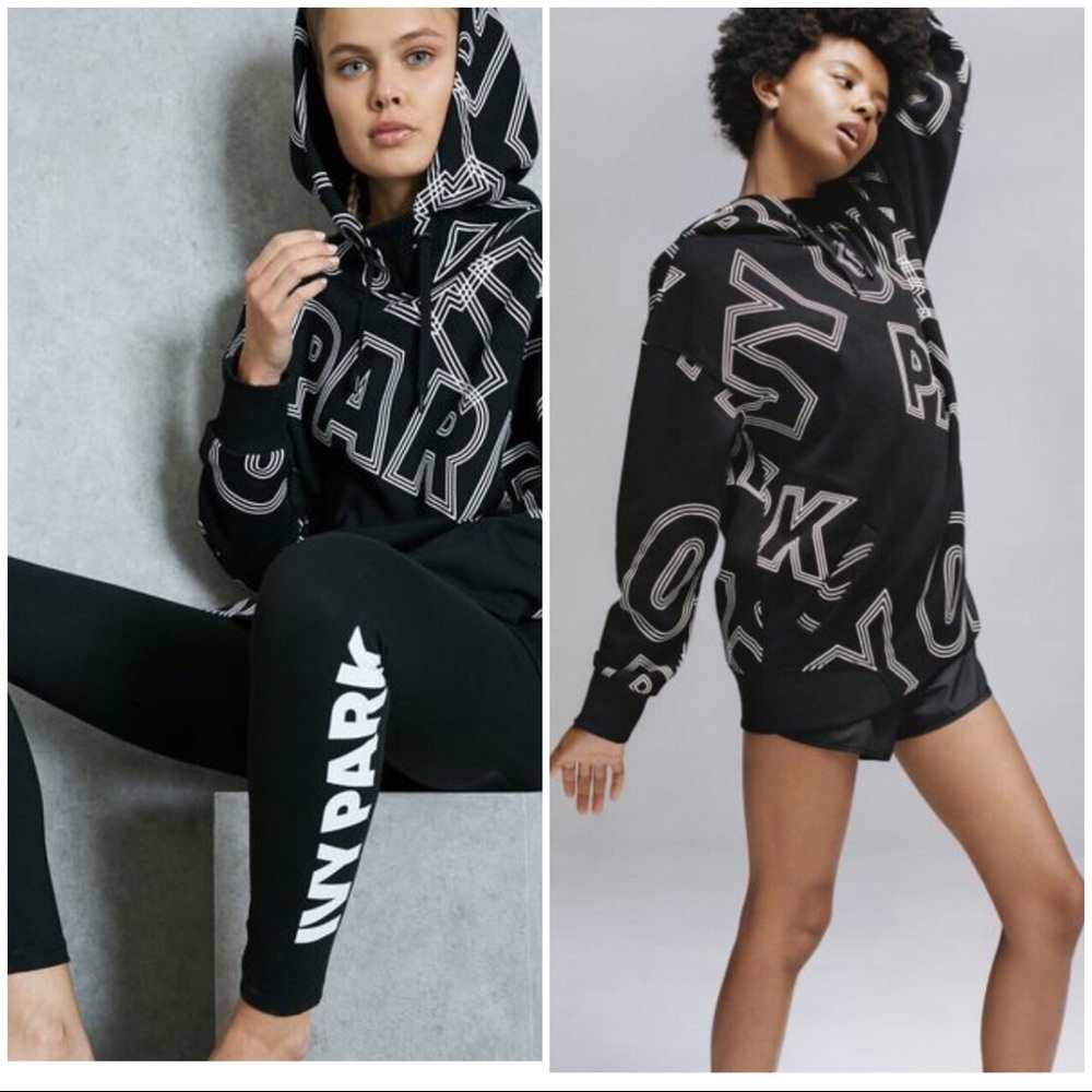 IVY PARK Broken Logo Hoodie Size Med